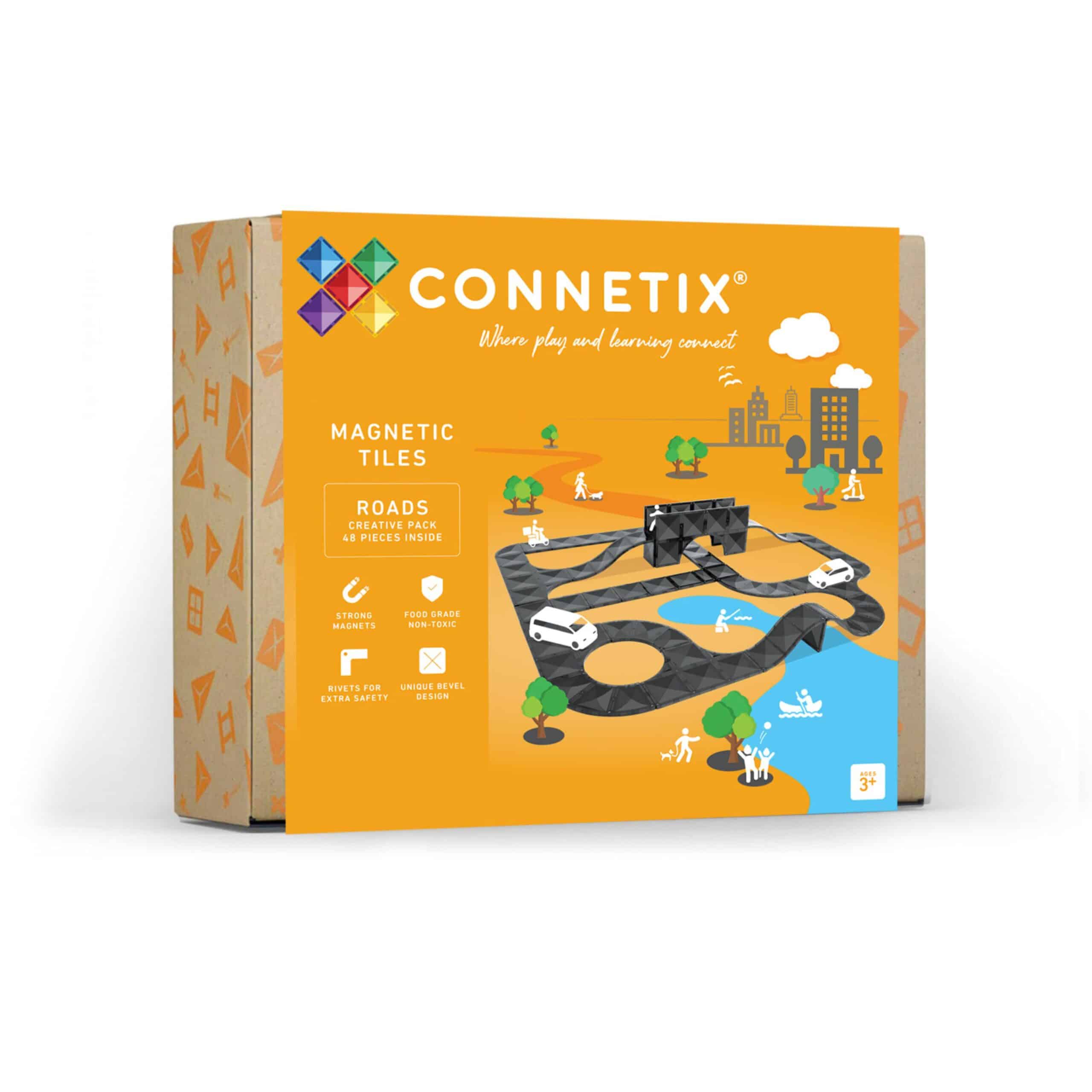 Connetix Magnet Bausteine Creative Roads 48-teilig