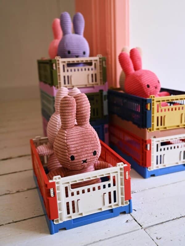 Miffy Hase Kuscheltier aus Cord, Dusty Rose 23 cm – Bild 2
