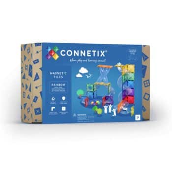 Connetix Magnet Bausteine Kugelbahn Rainbow Expansion Pack 66-teilig