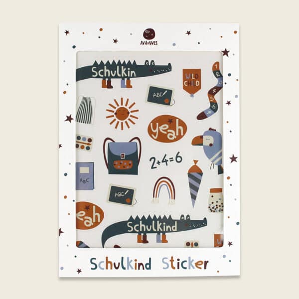Ava & Yves Sticker Schulkind - Adventure