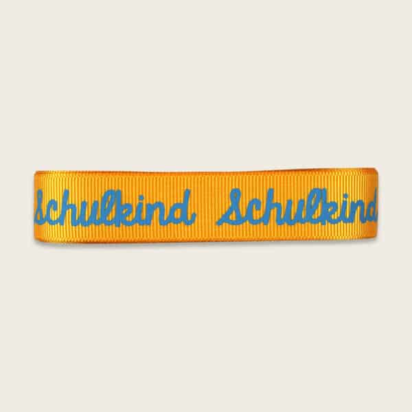 Ava & Yves Geschenkband-Set Schulkind - Gelb, Türkis – Bild 3