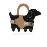 Milin Der Hund I – Holz-Kreidetafel – Bild 2