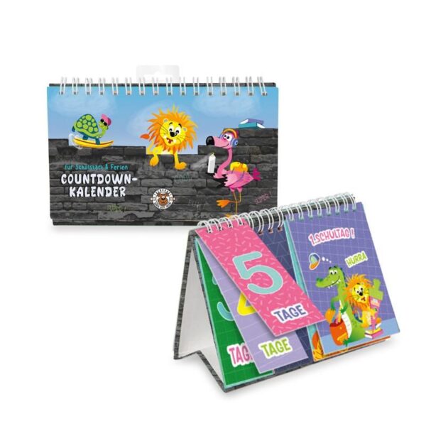 Trendhaus ABC - Countdown Tischkalender für Schulstart + Ferien – Bild 2