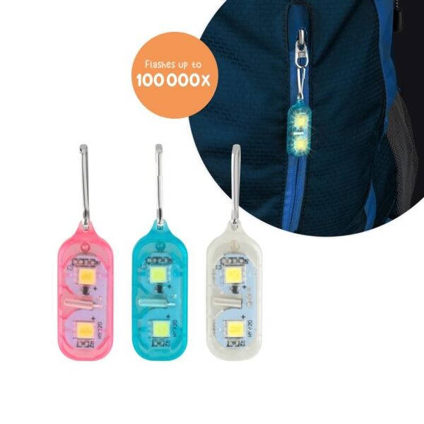 Trendhaus ABC Blinklicht-Anhänger 2er-Set