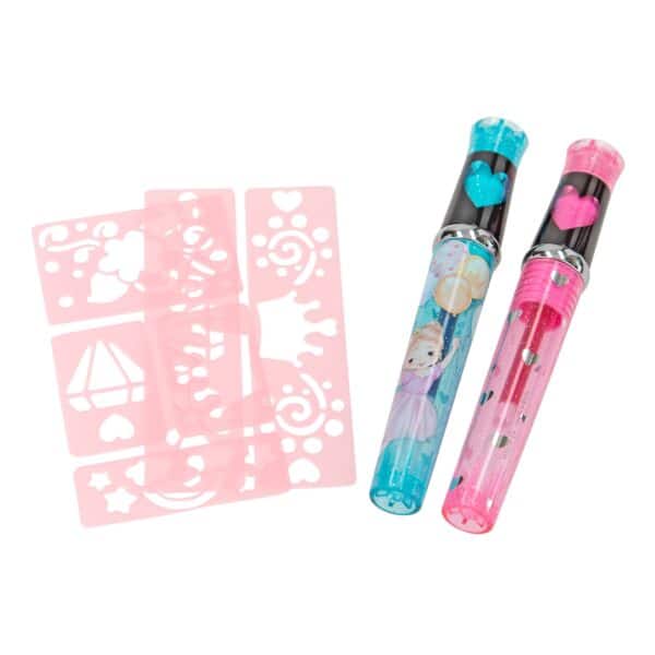 Depesche Princess Mimi Tattoo Glitzer Gelstifte mit Schablone – Bild 5