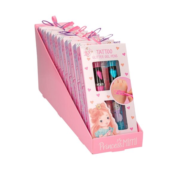 Depesche Princess Mimi Tattoo Glitzer Gelstifte mit Schablone – Bild 7