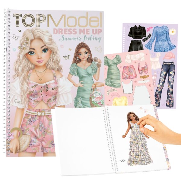 Depesche TOPModel Dress Me Up Stickerbuch - SUMMER FEELING