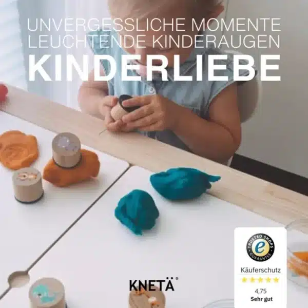 KNETÄ 4er Dosen Set - vegane Knete OHNE Alaun – Bild 6