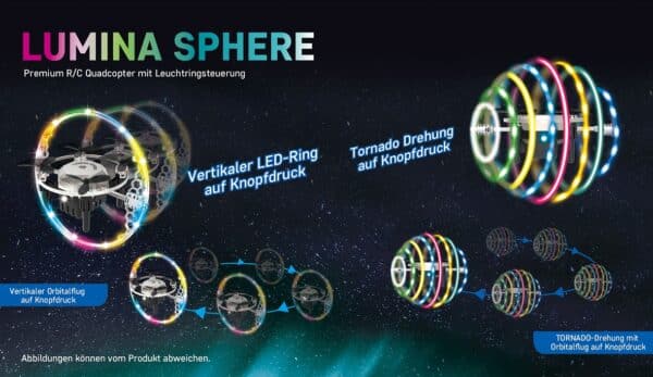 Fun Trading Lumina Sphere - Quadcopter mit Licht – Bild 3