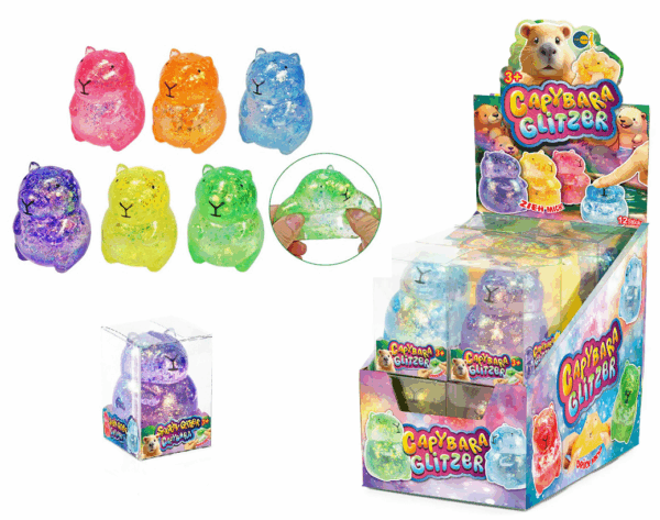 Fun Trading Stretchy Glitzer Capybara