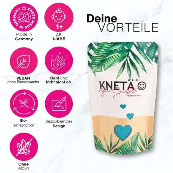 KNETÄ 18er Bag Set - vegane Knete OHNE Alaun – Bild 2