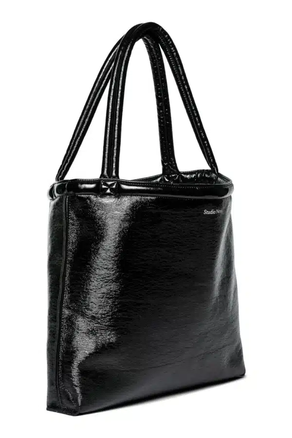 Studio Noos Teddy Mom-Bag Wendetasche - Black Lacquer