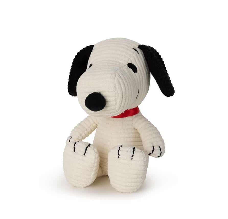 Bon Ton Toys Peanuts Snoopy aus Cord - Kuscheltier 12 cm