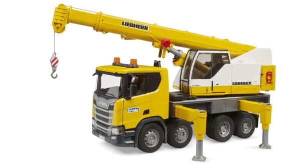 bruder - Scania Super 560R Liebherr Kran-LKW mit Light & Sound Modul – Bild 3