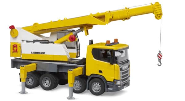 bruder - Scania Super 560R Liebherr Kran-LKW mit Light & Sound Modul – Bild 2