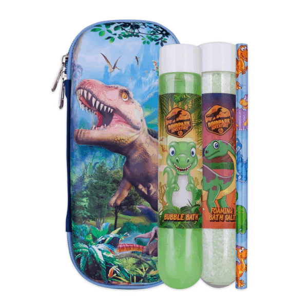 Accentra - Badeset DINOPARK ADVENTURE in Federmäppchen – Bild 2