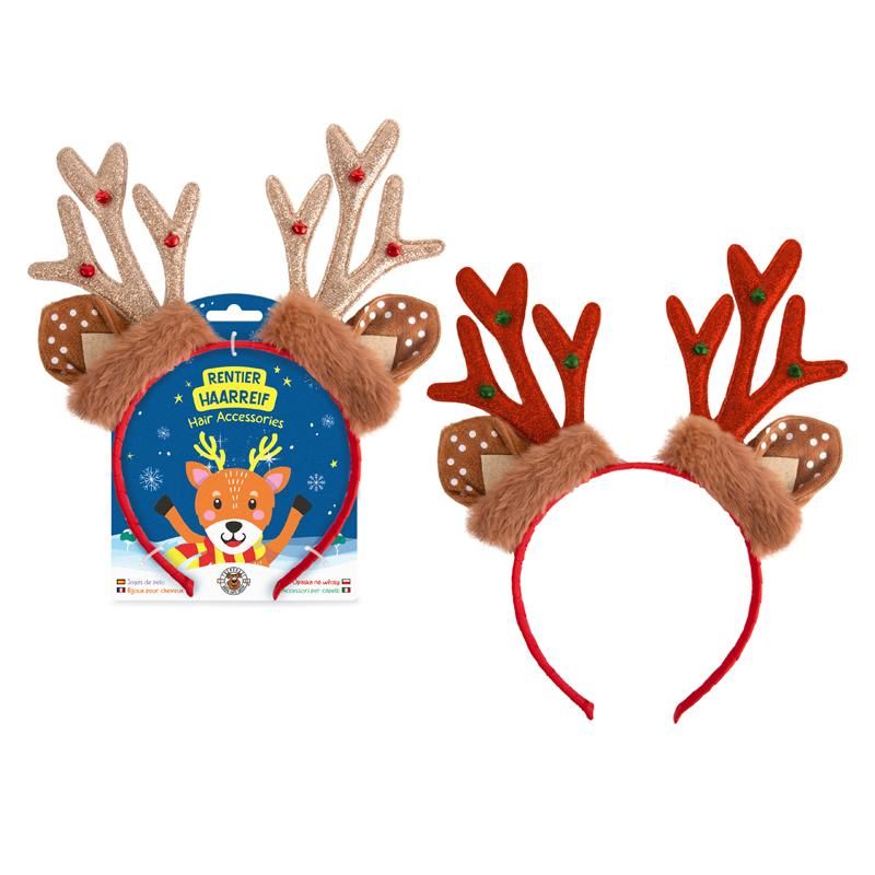 Trendhaus Haarreif Rentier - für Adventskalender