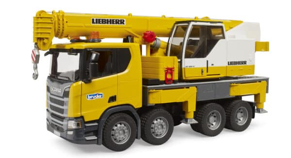 bruder - Scania Super 560R Liebherr Kran-LKW mit Light & Sound Modul – Bild 9