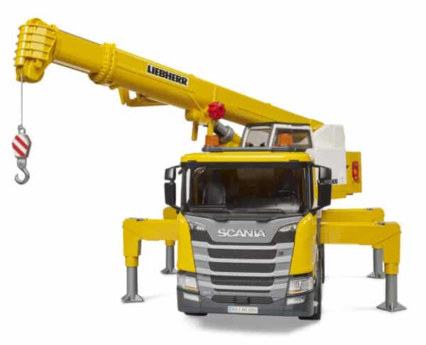 bruder - Scania Super 560R Liebherr Kran-LKW mit Light & Sound Modul – Bild 4