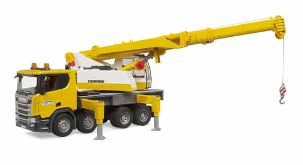 bruder - Scania Super 560R Liebherr Kran-LKW mit Light & Sound Modul – Bild 5