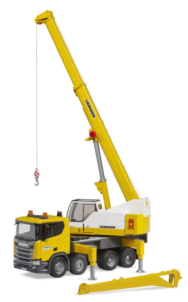 bruder - Scania Super 560R Liebherr Kran-LKW mit Light & Sound Modul – Bild 11