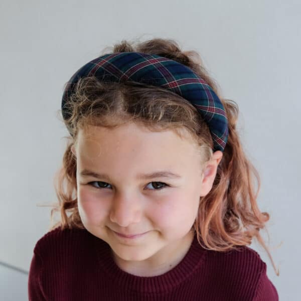 Mimi & Lula - Tartan Padded Alice - Haarreif – Bild 2