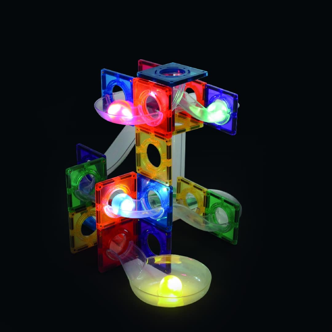 ClevverClixx Ball Run Dazzling Lights Pack Intense - 100 Teile – Bild 6