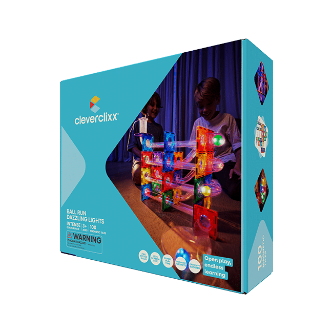 ClevverClixx Ball Run Dazzling Lights Pack Intense - 100 Teile