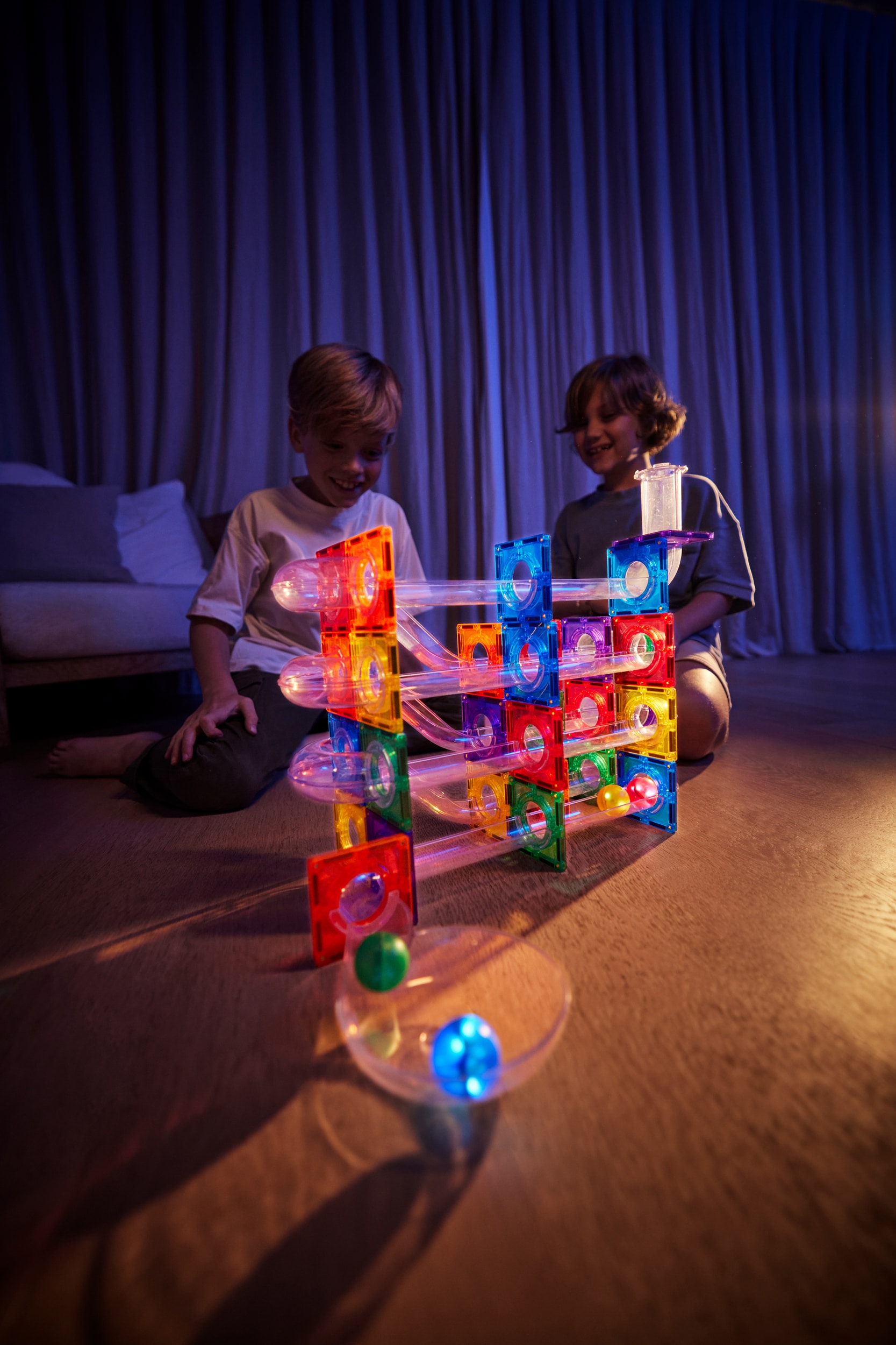 ClevverClixx Ball Run Dazzling Lights Pack Intense - 100 Teile – Bild 4