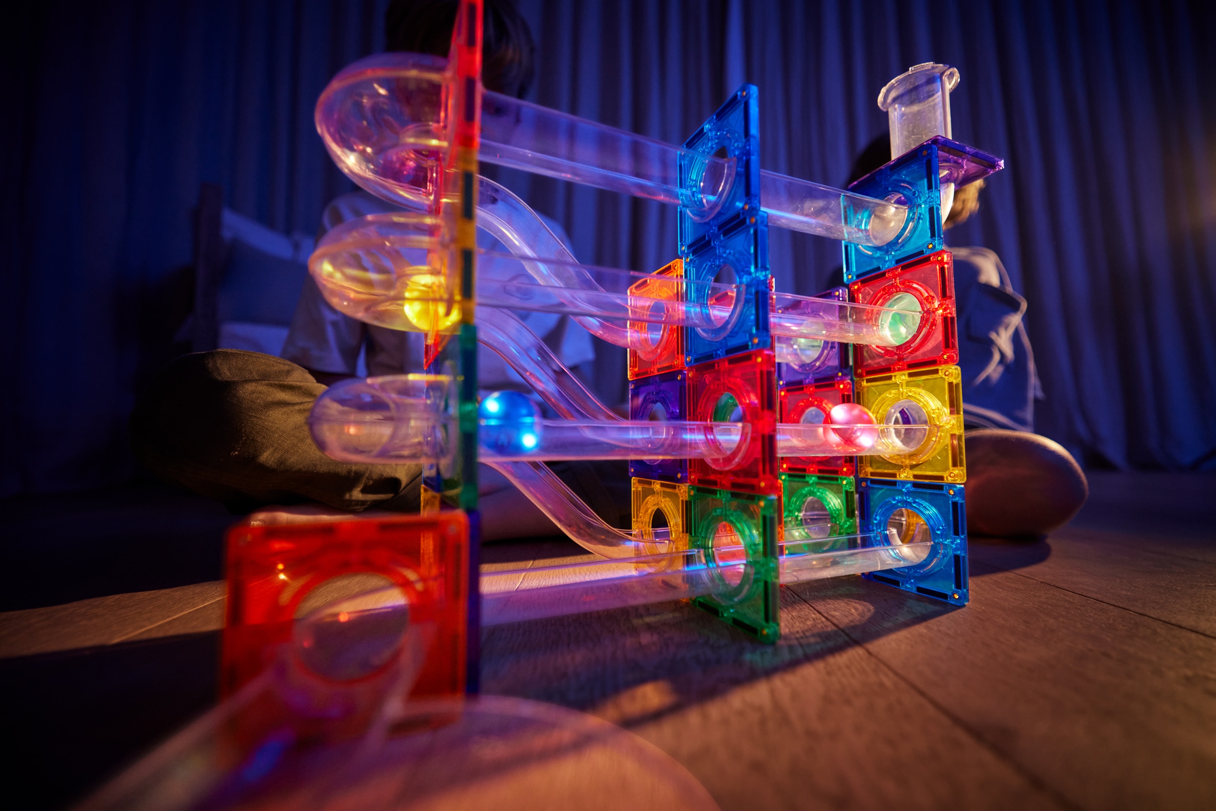 ClevverClixx Ball Run Dazzling Lights Pack Intense - 100 Teile – Bild 2