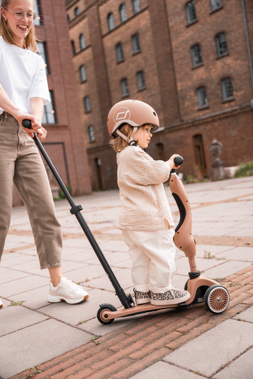 Scoot & Ride Highwaykick 1 Push an Go - 2in1 Roller - mocha – Bild 18