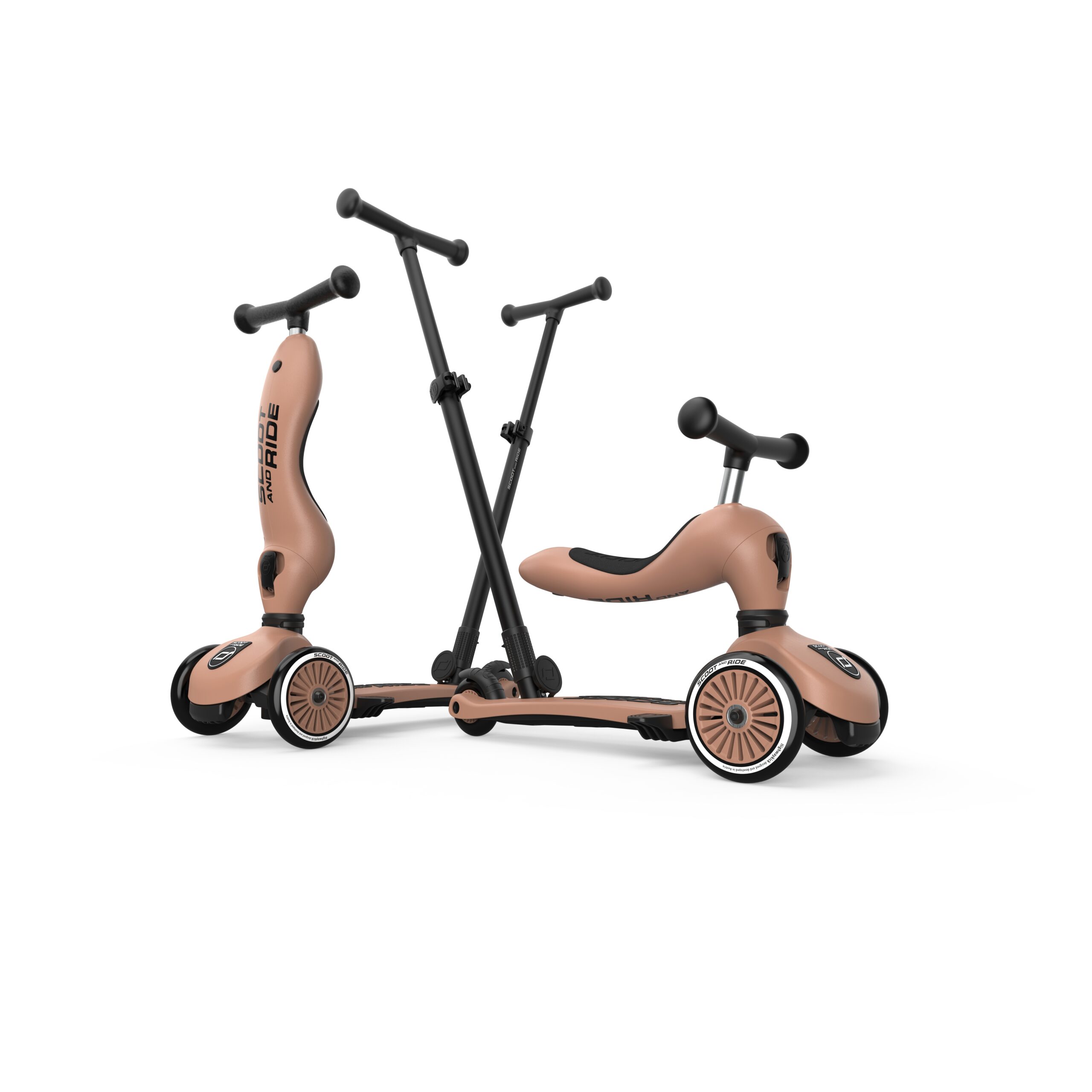 Scoot & Ride Highwaykick 1 Push an Go - 2in1 Roller - mocha – Bild 16