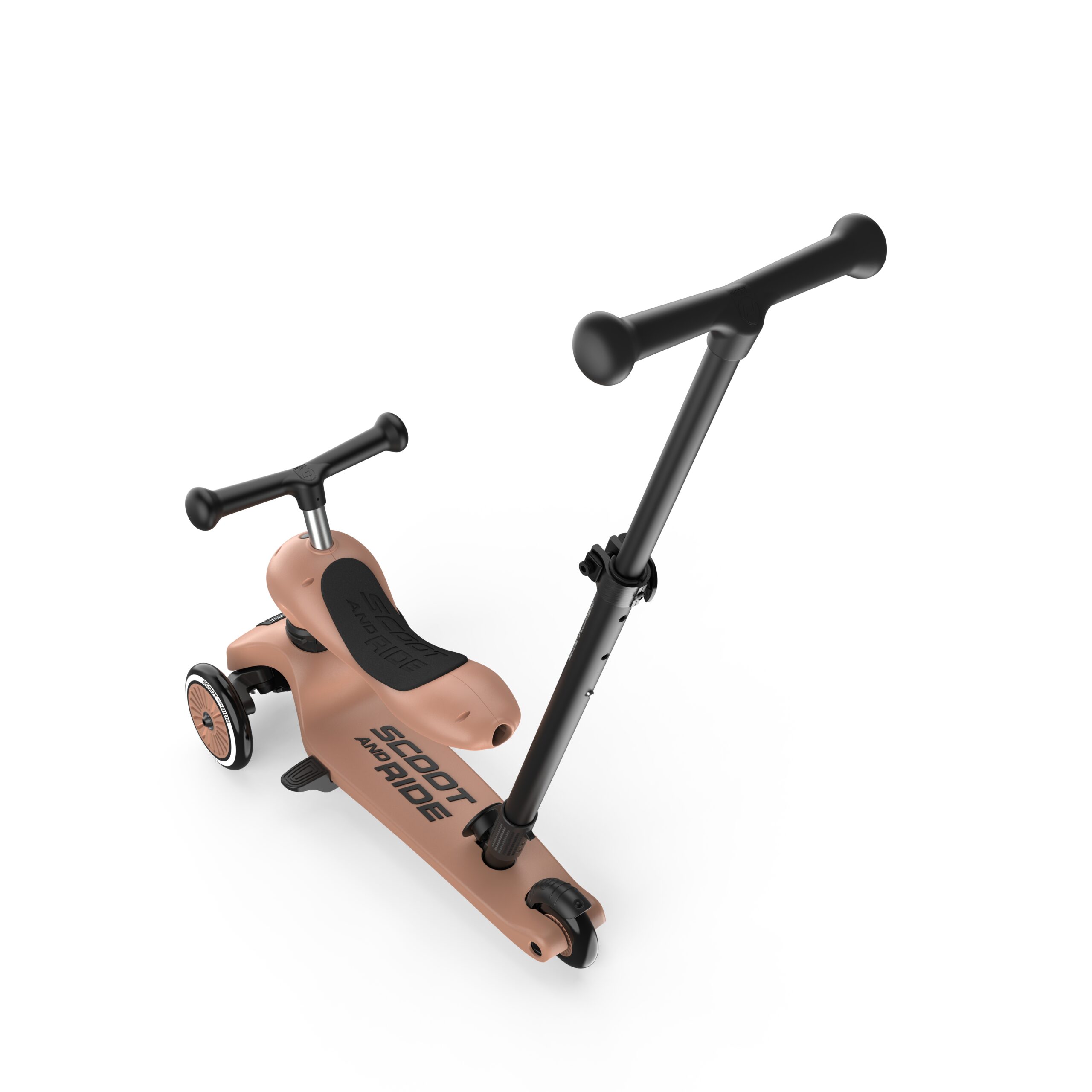 Scoot & Ride Highwaykick 1 Push an Go - 2in1 Roller - mocha – Bild 12